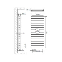 Радиатор Royal Thermo PianoForte Tower new/Noir Sable 18 секц. НС-1176344