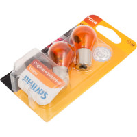 Автолампа PHILIPS PY21W BAU15s YELLOW, 2шт 12V ,1,10 12496NAB2