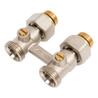 Узел нижнего подключения PRO AQUA для 2-х труб. систем с ниппелем прямой 1/2 INS202HVSx