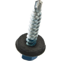 Кровельный саморез Качественный КРЕПЕЖ синий RAL 5005, 4.8х29 мм, 55 шт 0200149 КЧ