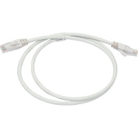 Коммутационный шнур NIKOMAX U/UTP 4 пары, белый, 1м NMC-PC4UD55B-010-WT