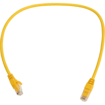 Коммутационный шнур NIKOMAX U/UTP 4 пары, желтый, 0,5м NMC-PC4UD55B-005-YL