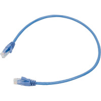 Коммутационный шнур NIKOMAX U/UTP 4 пары, синий, 0,5м NMC-PC4UD55B-005-BL