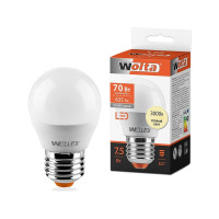 Светодиодная лампа Wolta 7.5Вт 6500K E27 25W45GL7.5E27