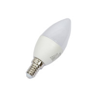 Светодиодная лампа Volpe LED-C37-9W/NW/E14/FR/NR. Форма свеча, матовая. UL-00003803