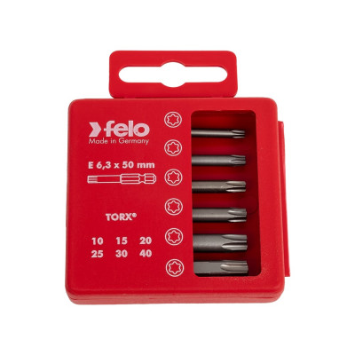 Набор бит Tx Industrial  50 мм в кейсе, 6 шт. Felo 03691516