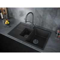 Смеситель для кухни Paulmark SIEGEN, черный Si213111-308