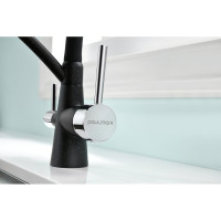 Смеситель для кухни Paulmark SIEGEN, черный Si213111-308