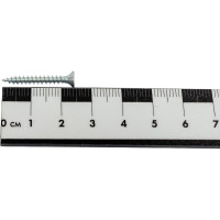 Потайной универсальный шуруп Метизный двор 3,0x25, белый, 40 шт. 4690441018854