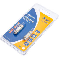 Светодиодная лампа KRAFT C10W SV8 5 11x36 white 2 LEDs KT 700058