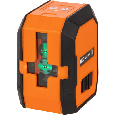Лазерный уровень TDM ELECTRIC лу-1(з) гранит, 15 м, ± 1 мм/5 м, два луча, 520 нм, резьба 1/4 SQ1018-0301