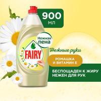 Средство для мытья посуды FAIRY Нежные руки Ромашка и витамин Е, 900 мл 1009430 603140 0001009612