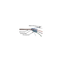 Кабель TWT FTP, 4 пары, категория 5e, серый, 305м в катушке, серия XS 5EFTP-XS