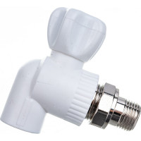 Шаровой кран TEBO PPR для радиаторов, угловой, 20x1/2 н. р. 030060211