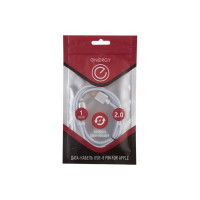 Кабель USB/Lightning Energy ET-01 цвет - серебро 006371