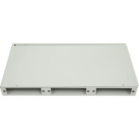 Оптический стоечный кросс TopLAN 19, 24 SC/DLC адаптера, 1U, серый, КРС-Top-1U-24SC/DLC-GY
