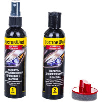 Набор для очистки и полировки прозрачных пластиковых поверхностей DoctorWax DW5040
