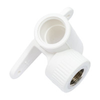 Комбинированная водорозетка-тройник с настенным креплением  Blue Ocean 25х1/2 вн PPRF/ITTTC(W)-25х1/2"