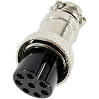 Разъем MIC16 8P гнездо Pro Legend металл на кабель, PL2205