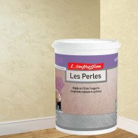 Декоративное покрытие L’impression Les perles 2.5 л, с эффектом блестящего перламутрового шелка, цвет 41083 бежевый EAAMPRB252