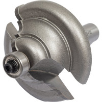 Фреза фигурная молдинговая c нижним подшипником R=4 мм, D=57.15x22.2x74 мм, S=12 мм PROCUT 357231P