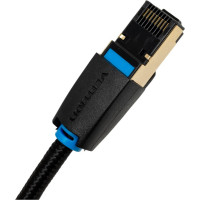 Прямой патч-корд VENTION SFTP cat.8 RJ45 - 5м. Черный Тканевая оплетка IKGBJ