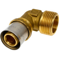 Угольник Giacomini 90, Н, 1, 26x3, латунь RM127Y058