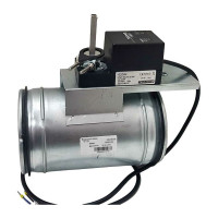 Заслонка регулирующая круглая TKD125-02DN/230V 125 мм с реверсивным электроприводом 2Нм, 220В, управление открыто/закрыто TECHNO 551251