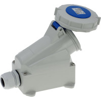 Настенная розетка INPIN 32A/230V/1P+N+E/IP67 CA1202