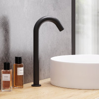 Сенсорный смеситель для умывальника Damixa Scandinavian Pure высокий, чёрный 360280300