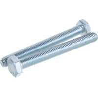 Болт Стройметиз М10х90 DIN 933, класс прочности 8.8, цинк уп. 12 шт. 3022154