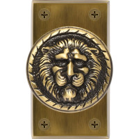 Ручка-кнопка дверная Левша коллекция L.Baskerville EMPIRE LB-732, старая бронза У2-0129.СБ
