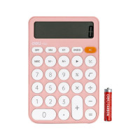 Калькулятор настольный DELI 12-разрядный, розовый, 105x158x28 мм EM124PINK