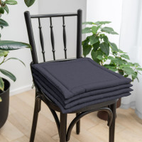 Подушка для стула Волшебная Ночь 40/40 Индиго рогожка 764719