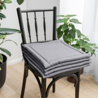 Подушка для стула Волшебная Ночь 40/40 Базальт рогожка 764722