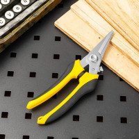 Универсальные строительные ножницы DELI DL2908 205 мм, кованая нержавеющая сталь, прорезиненная рукоять 118993