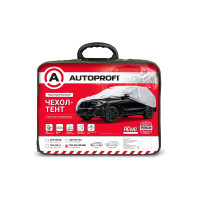 Чехол-тент на автомобиль AUTOPROFI кроссовер (джип), серый, peva + мягкая подкладка, водонепроницаемый, 571x203x160 см SUV-600 (GRAND)