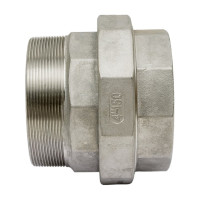 Американка TITAN LOCK нержавеющая (AISI304) 4", ВР/НР TL4UFM