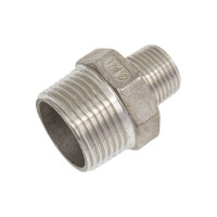 Переходной ниппель TITAN LOCK нержавеющий (AISI304) 1" x 1/2", НР/НР TL1-1/2RM