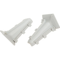 Внутренний угол ПилотПро для алюминиевого плинтуса 09165, серый металлик, 2 шт. 19222
