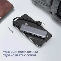 USB концентратор Ugreen хаб 4 в 1 Type C, 4 x USB 3.0 50985