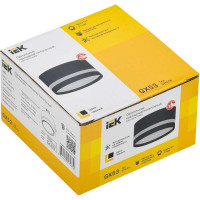 Накладной потолочный светильник IEK Lighting 4032 под лампу gx53 черный LT-UPB0-4032-GX53-1-K02