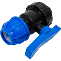 ПНД Кран Rvc 25x3/4 наружная резьба UNIO/ 12605