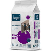 Шпатлевка для стен и потолка финишная Bergauf finish gips, 5 кг 22834