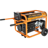 Бензиновый генератор CARVER ppg- 6500e welder сварочный; lt-190f, 5,0/5,5квт, 230в, бак 25 л, обм.медь 01.020.00039