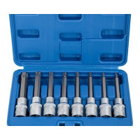 Набор головок со вставкой TORX 1/2" DR, длина 100 мм, 8 предметов VERTUL VR50190