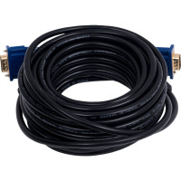 Кабель ExeGate VGA Pro EX-CC-PVGA-15M15M-10.0 15M 15M, 10м, 2 фильтра, позолоченные контакты, экран 169516