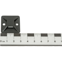 Самоклеящаяся площадка EKF 30х30 мм черная 100 шт. plc-30x30-b