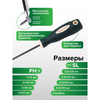 Набор магнитных отверток Rockforce Profi, 10 предметов RF-7010A(27193)