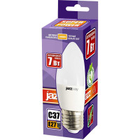 Светодиодная лампа Jazzway PLED-SP 7Вт C37 свеча 5000К холодный белый E27 560лм 230В/50Гц 1027849-2